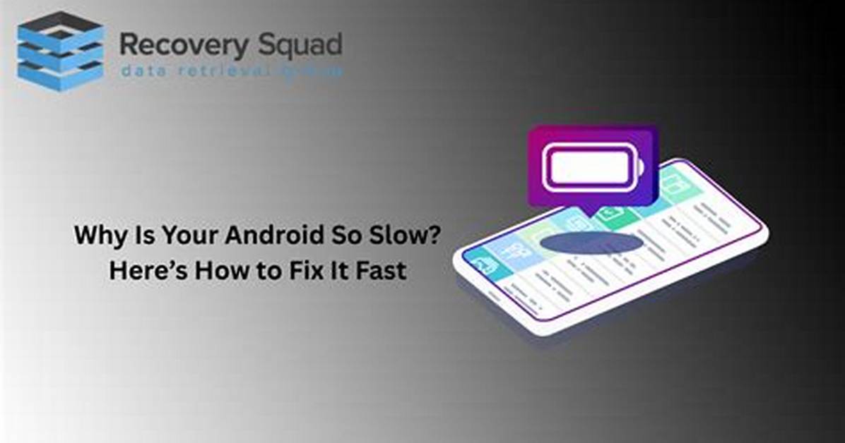 Why Is Android Data So Slow?