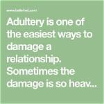 Why Is Committing Adultery Wrong?