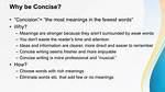 Why Is Concision Important?