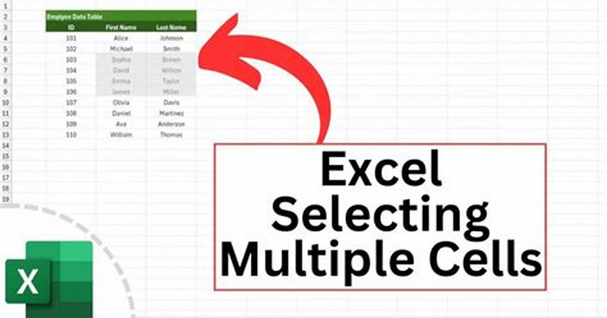 Why Is Excel Selecting Multiple Cells?