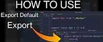 Why Is `Export Default Const` Invalid?
