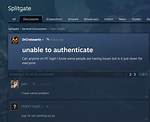 Why Is Splitgate Unable to Authenticate?