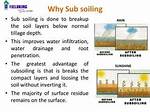 Why Is Subsoiling Needed?