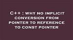Why Is There No Implicit Conversion from Std: :String_View to Std: :String?