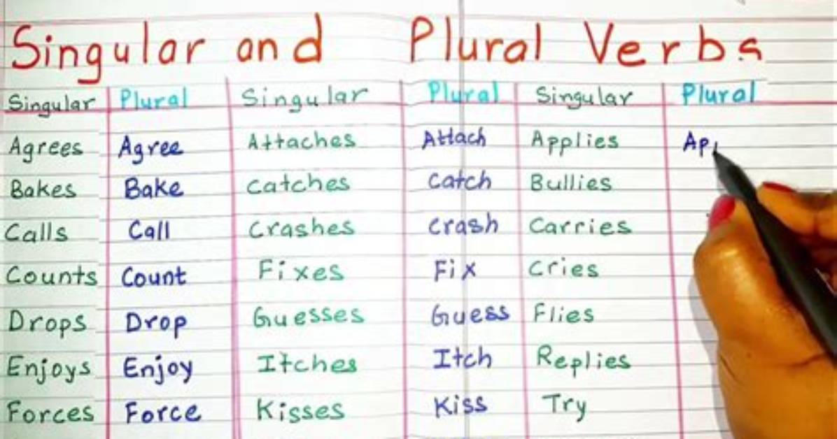Why Is Verb Singular?
