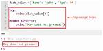 Why Keyerror in Python?