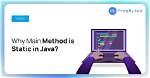 Why Main Method Is Static in C#?