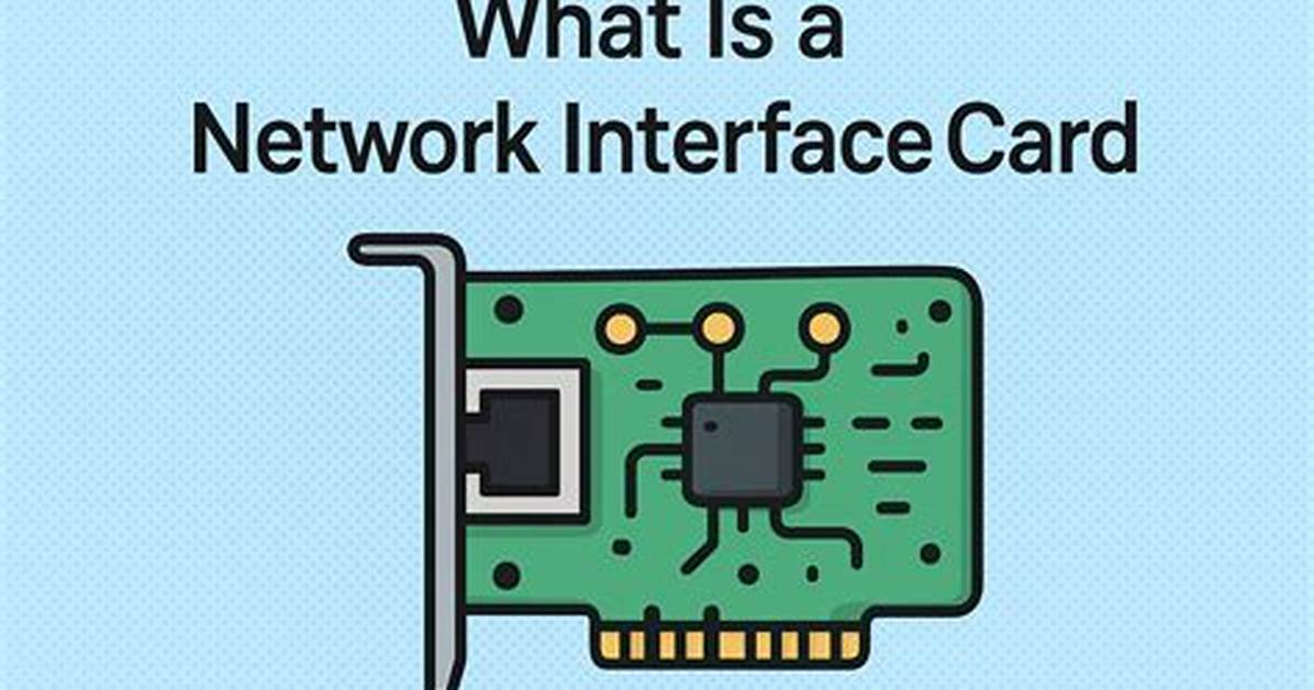 Why Network Interface Card?