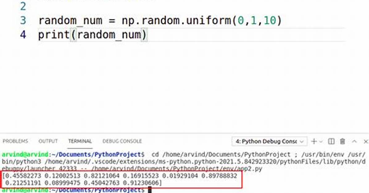 Why 'Np. Random. Uniform' in Python Is Same in Population Size? [Duplicate]