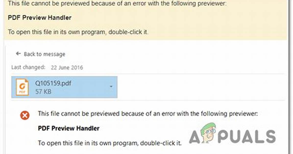 Why Pdf Cannot Be Previewed?