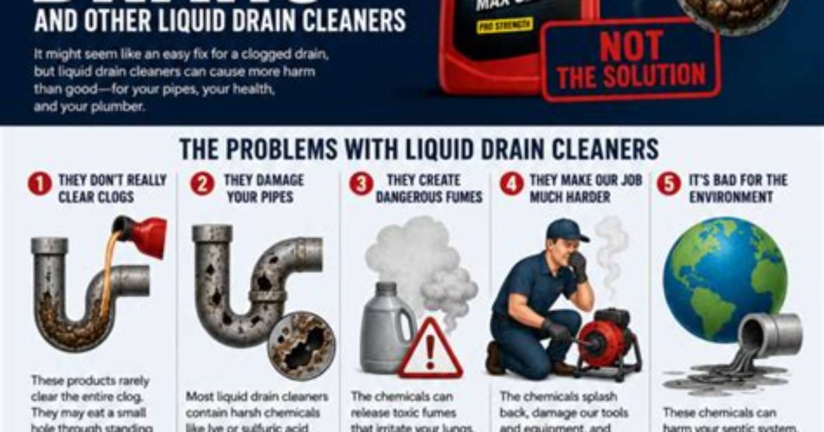 Why Plumbers Hate Drano?