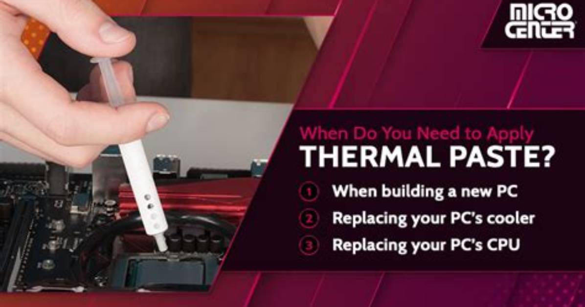 Why Reapply Thermal Paste?
