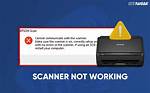 Why Scanner Is Not Working?