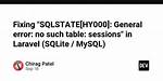 Why Sqlstate[Hy000]: General Error?