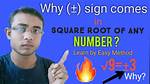 Why Square Root Sign?