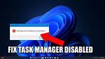 Why Task Manager Is Disabled?