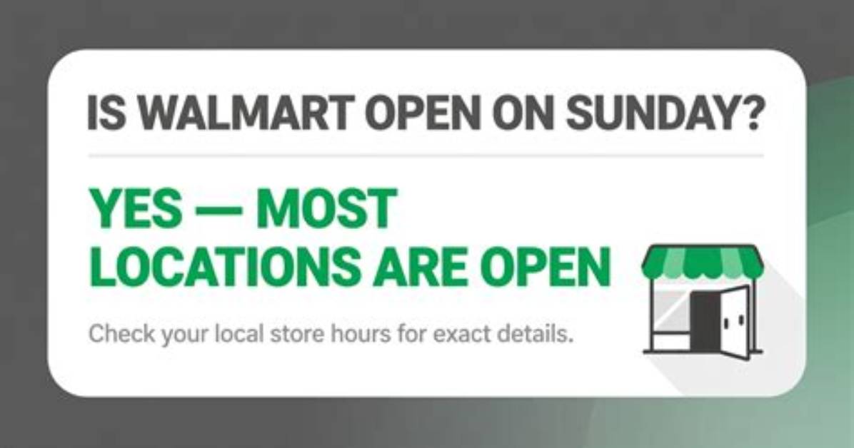 Why Time Does Walmart Open?