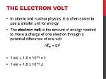 Why Use Electron Volt?
