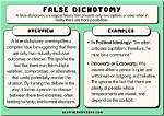 Why Use False Dichotomy?
