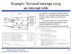 Why Use Vectored Interrupt?
