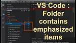 Why vs Code Contains Emphasized Items but No Error?