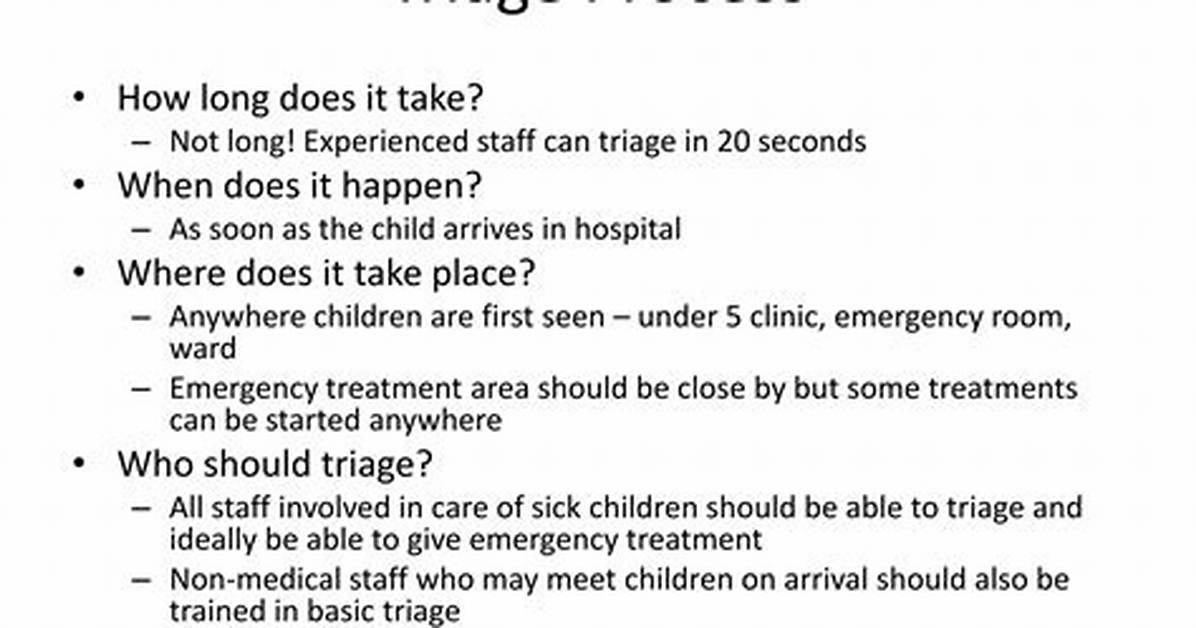 Why Was Triage Initially Started?