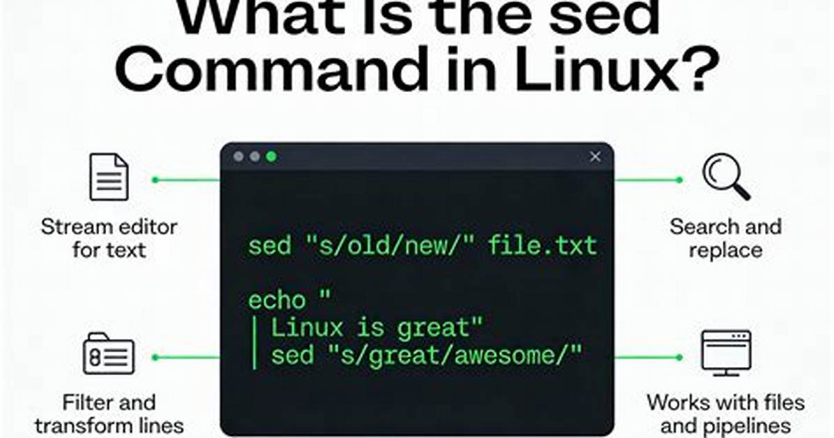 Why We Use Sed Command in Linux?