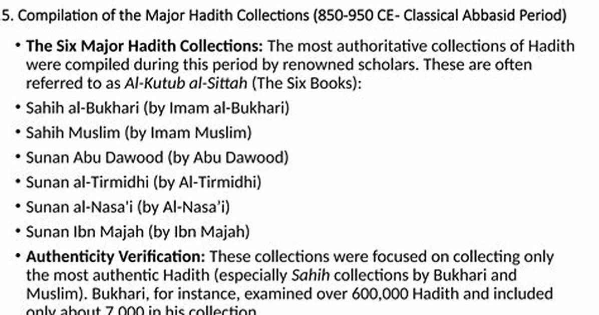 Why Were Hadith Compiled?