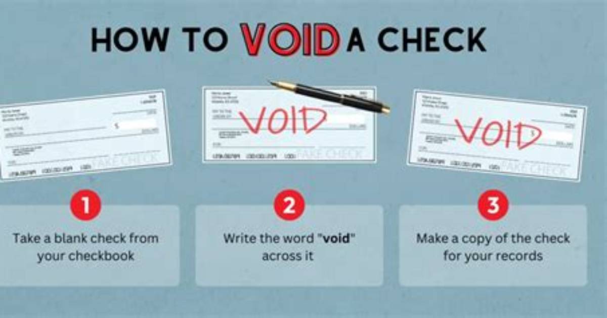 Why Write Void on Check?