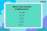 Why Zero Factorial Is One?