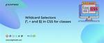 Wildcard * in Css for Classes