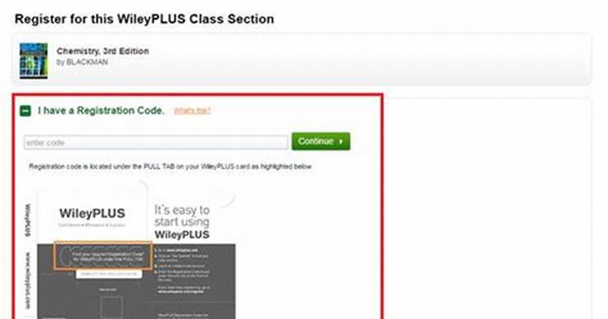 Wileyplus Registration Code