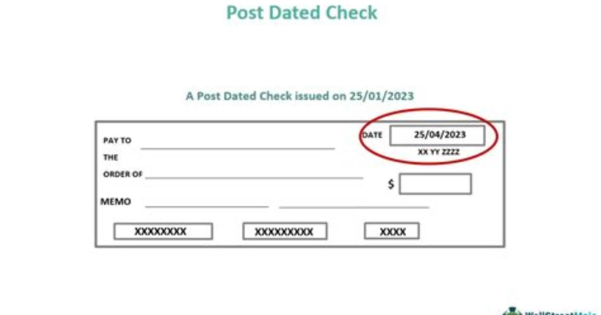 Will Accept Post Dated Checks?