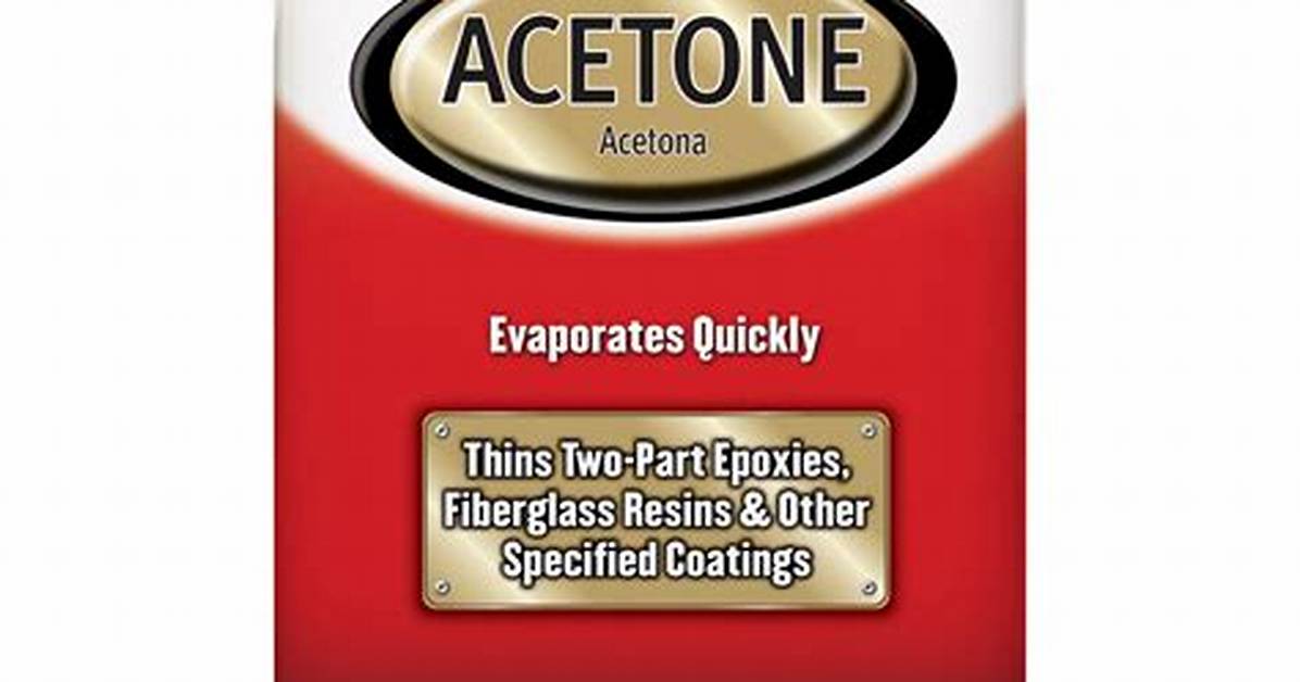 Will Acetone Remove Paint