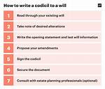 Will and Codicil Difference?