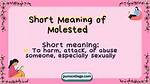 Will Be Molested Meaning?