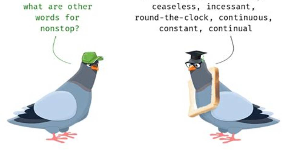 Will Be Nonstop Synonym?