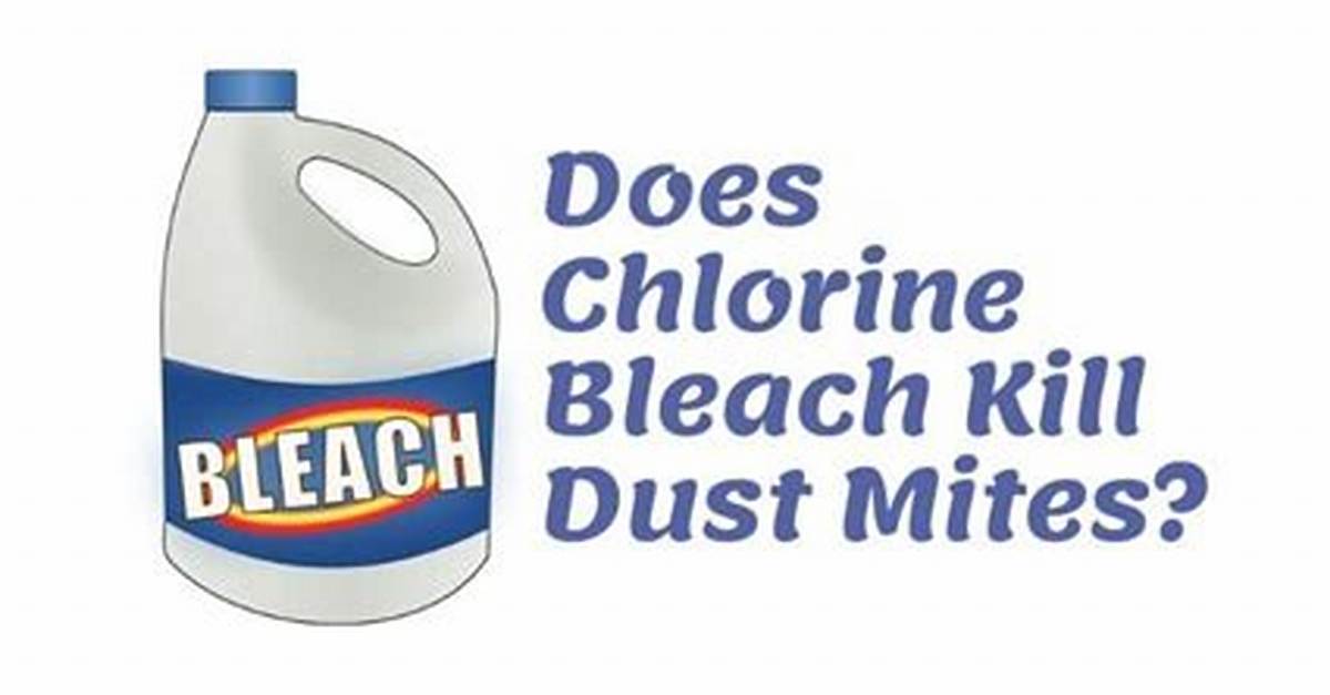 Will Bleach Kill Mites