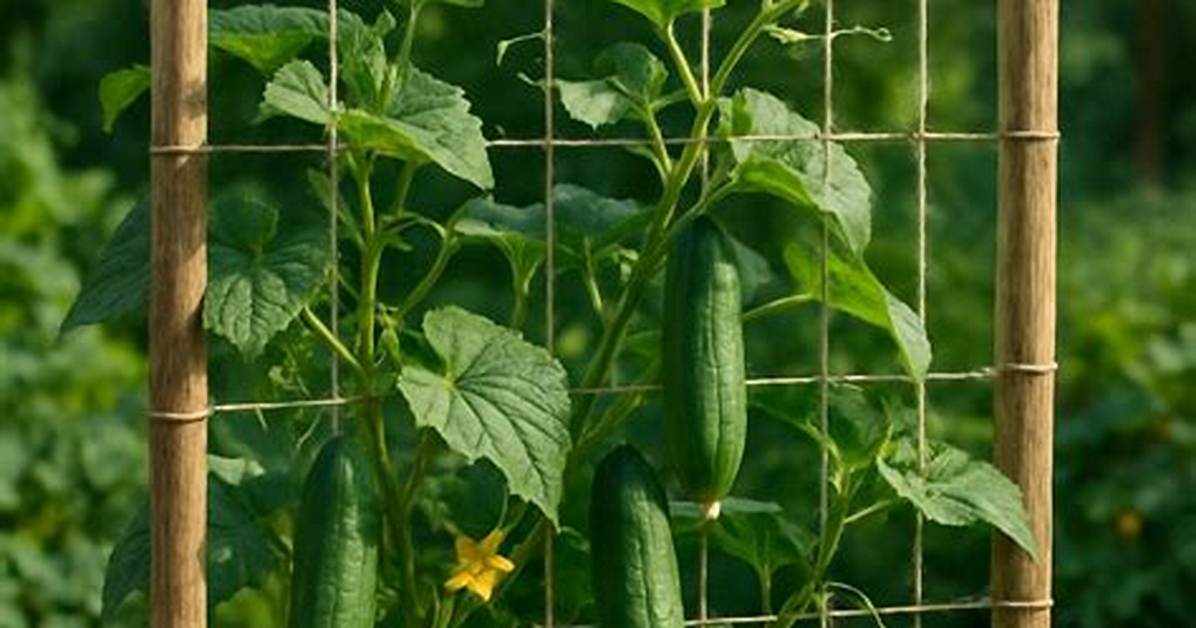 Will Cucumbers Climb a String?