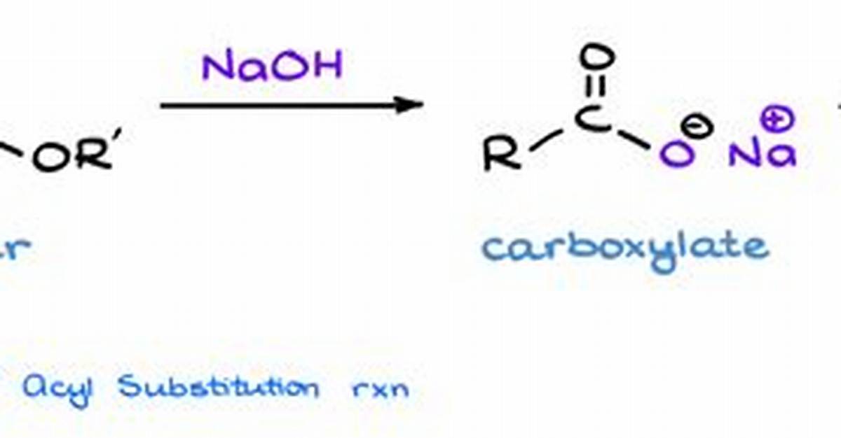 Will Esters React with Naoh?