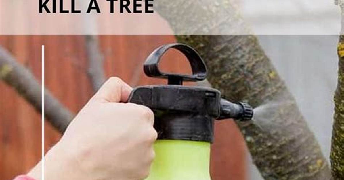 Will Flocking Kill a Tree?
