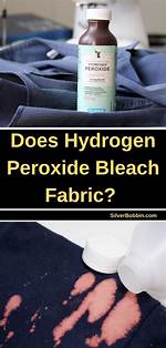 Will Peroxide Bleach Clothes