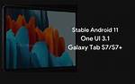 Will Tab S7 Get Android 11?