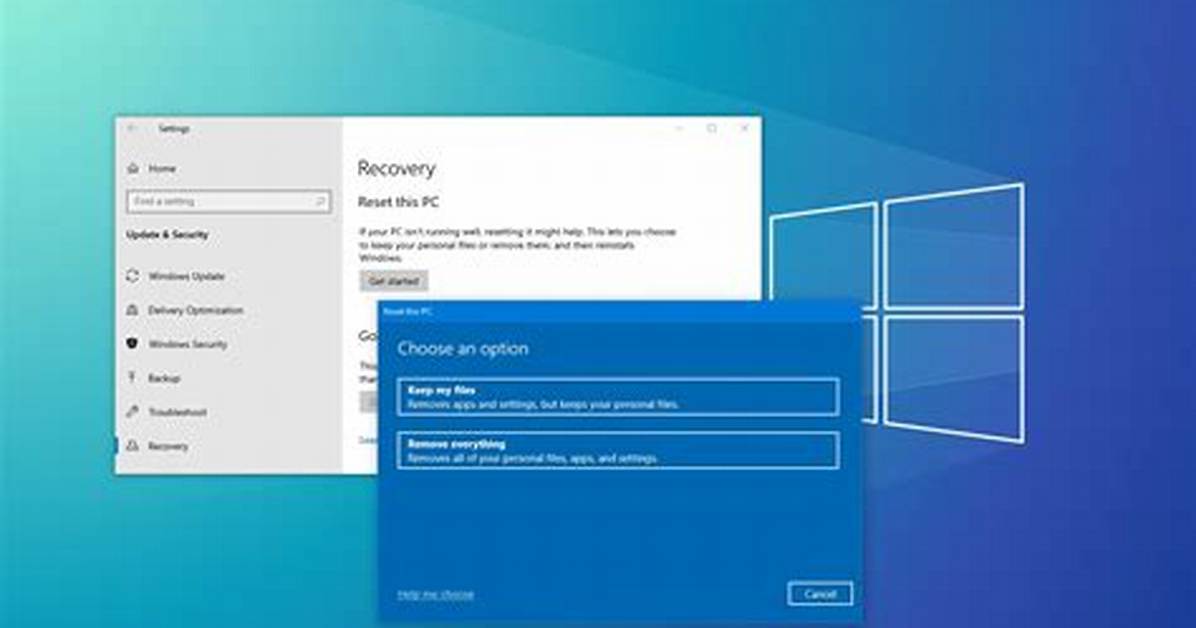 Will Windows 10 Reset Remove My Programs?