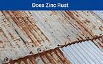 Will Zinc Rust Outside?