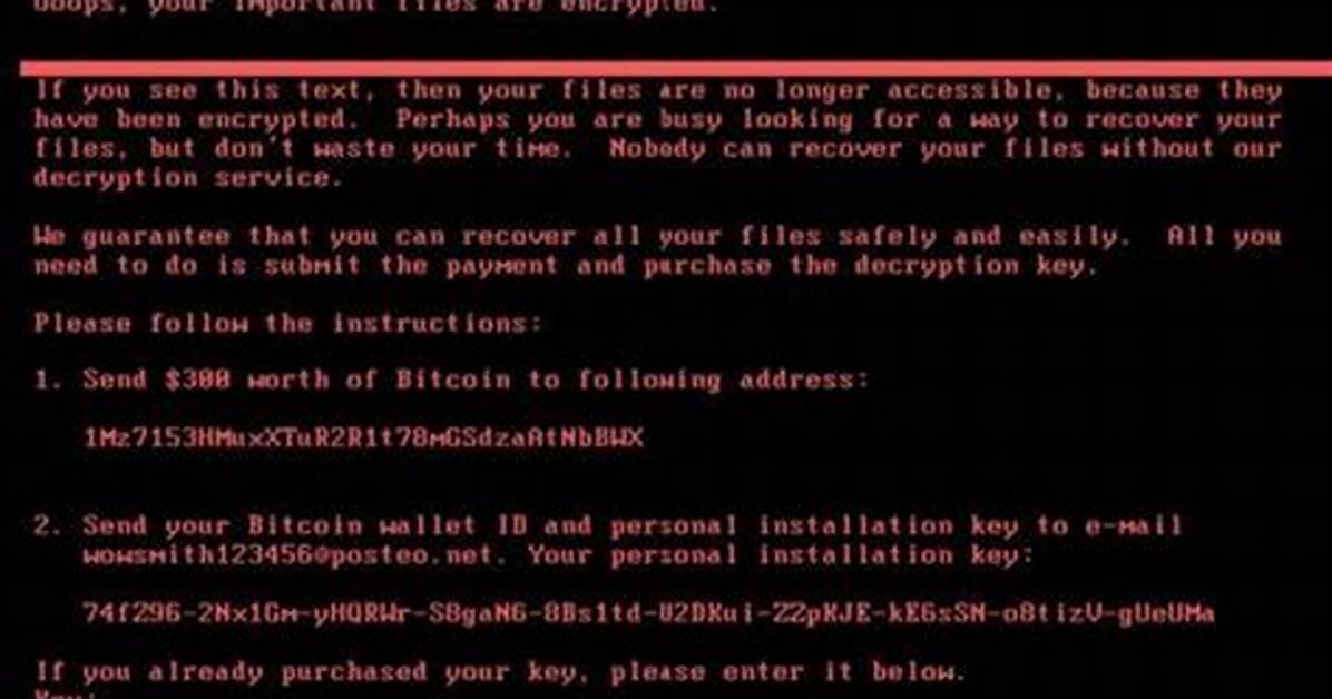 Win32/Diskcoder. Petya. D