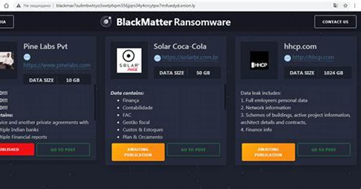Win32/Filecoder. Blackmatter. M
