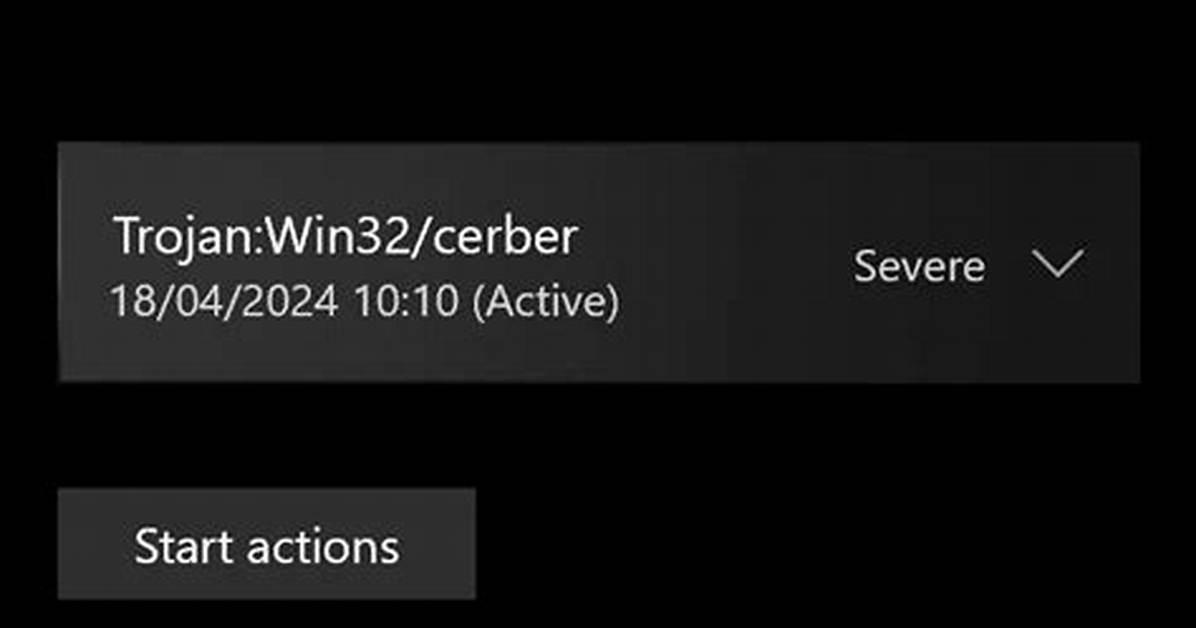 Win32/Filecoder. Cerber. E