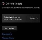 Win32/Filecoder. Cerber. P