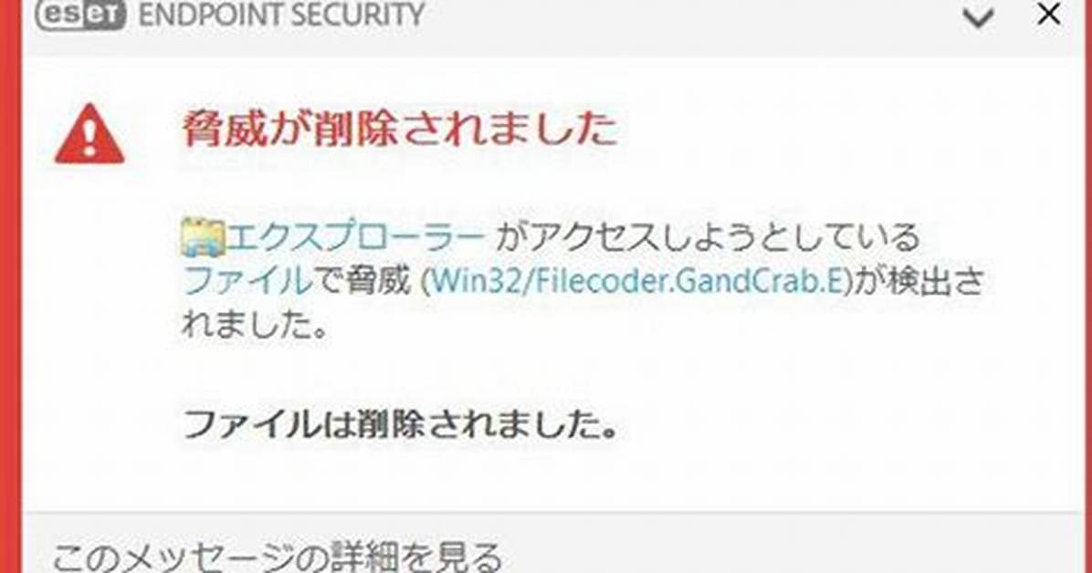 Win32/Filecoder. Gandcrab. E